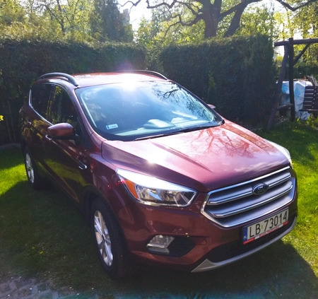 Ford Escape cena 56900 przebieg: 93000, rok produkcji 2018 z Ziębice małe 92